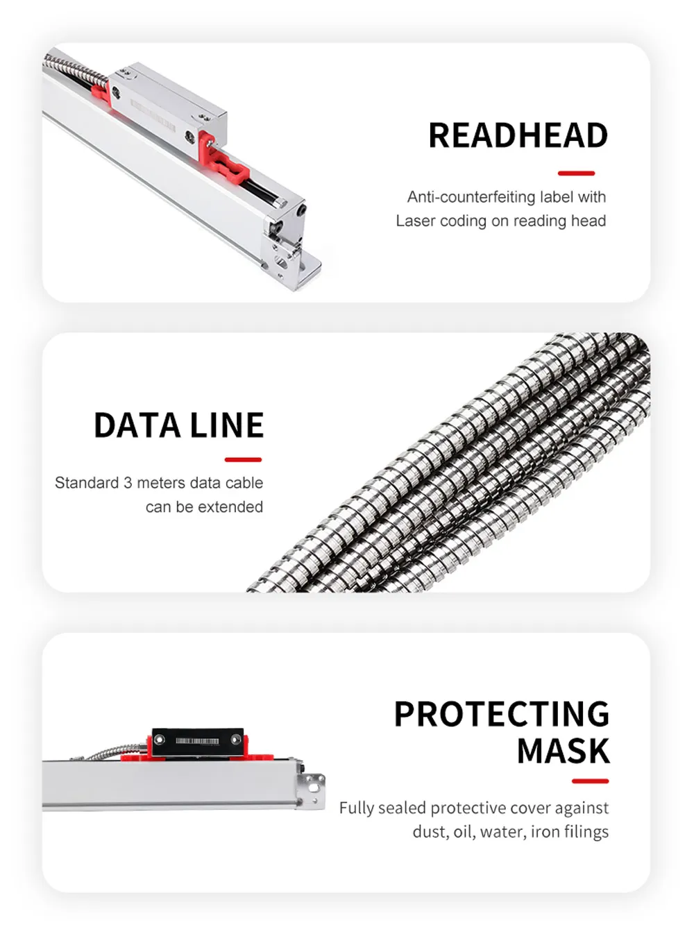 KA-600 Industrial Encoder | Durable Linear Scale Sensor | 1100-2000MM ...