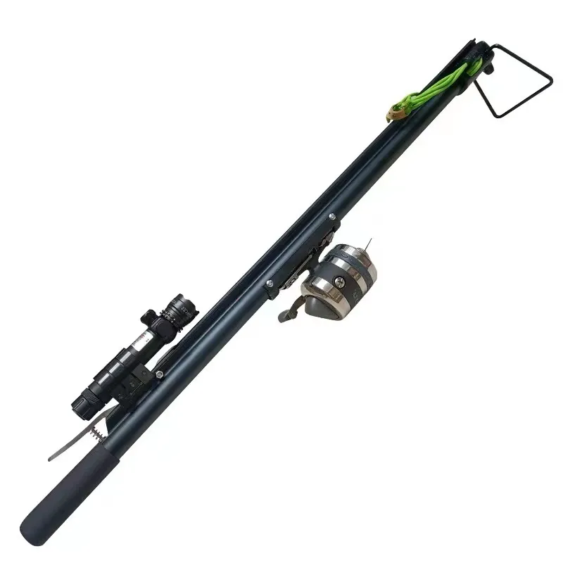 Slingshot de pêche au laser en métal ensemble de chasse professionnelle de pêche à la chasse extérieure de chasse extérieure sport puissant arc et flèche puissants