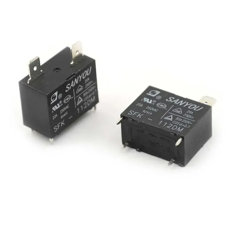 5pcs/10pcs Sanyou sfk-112dm klima rölesi sfk-112dm-12vdc sfk-124dm 20a 250vac 4pins