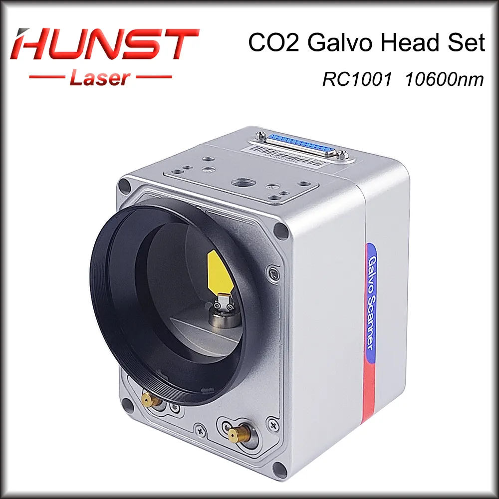 Hunst Sino-Galvo RC1001 CO2レーザースキャンガルボヘッドセット10600NMアパーチャ10mmガルバノメータースキャナーと電源