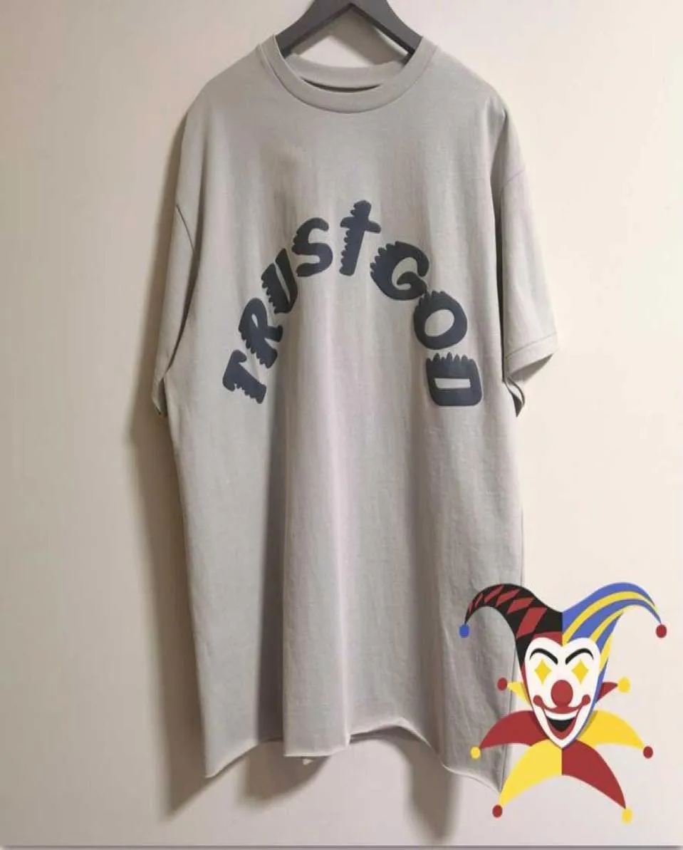 Men039S T -shirts zondag Service T -shirt Trust God tee Men Women Oversized T -shirt Tops CPFM Holy Spirit T2301117288156