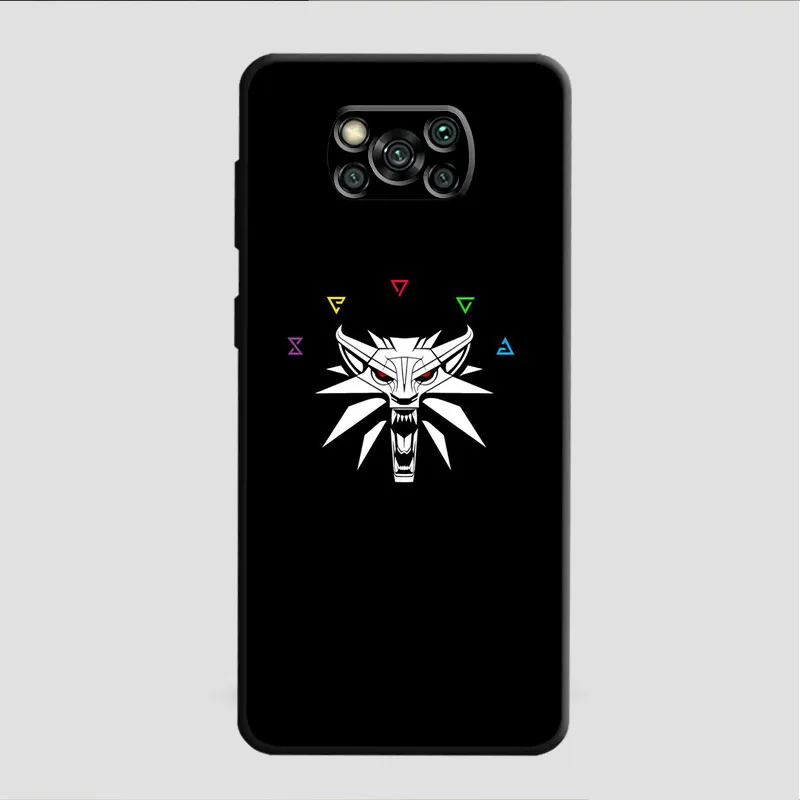 Case Witcher Oyun Logosu Xiaomi Mi Poco X4 Pro 11 Lite 11t 5G POCO X3 NFC 9T 12 POCOPHONE F1 POCO M3 10T PRO NOT 10 POCO C40