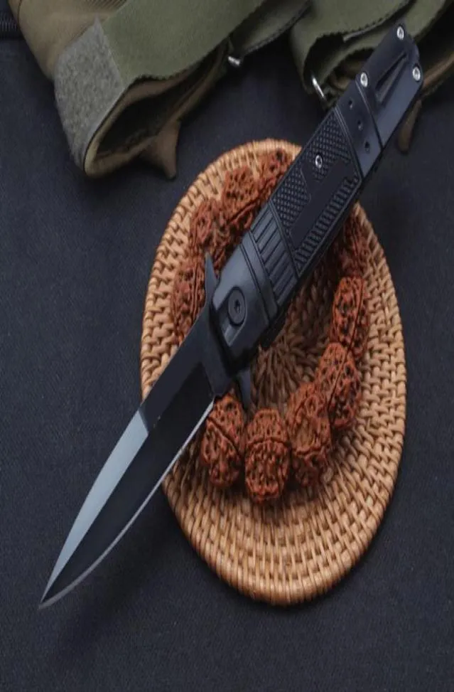 2019 Yeni Bıçak Bıçakları Yan Açık Bahar Destekli Bıçak 5CR13MOV 58HRC Steealuminum Sap EDC Katlanır Pocket Bıçağı Survival Gear1972070