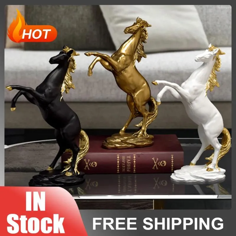 Decorative Figurines Resin Horse Classic Figurine Desk Collection Animal Decor Statue Craft Handicraft Waterproof Perfect Gifts For Office