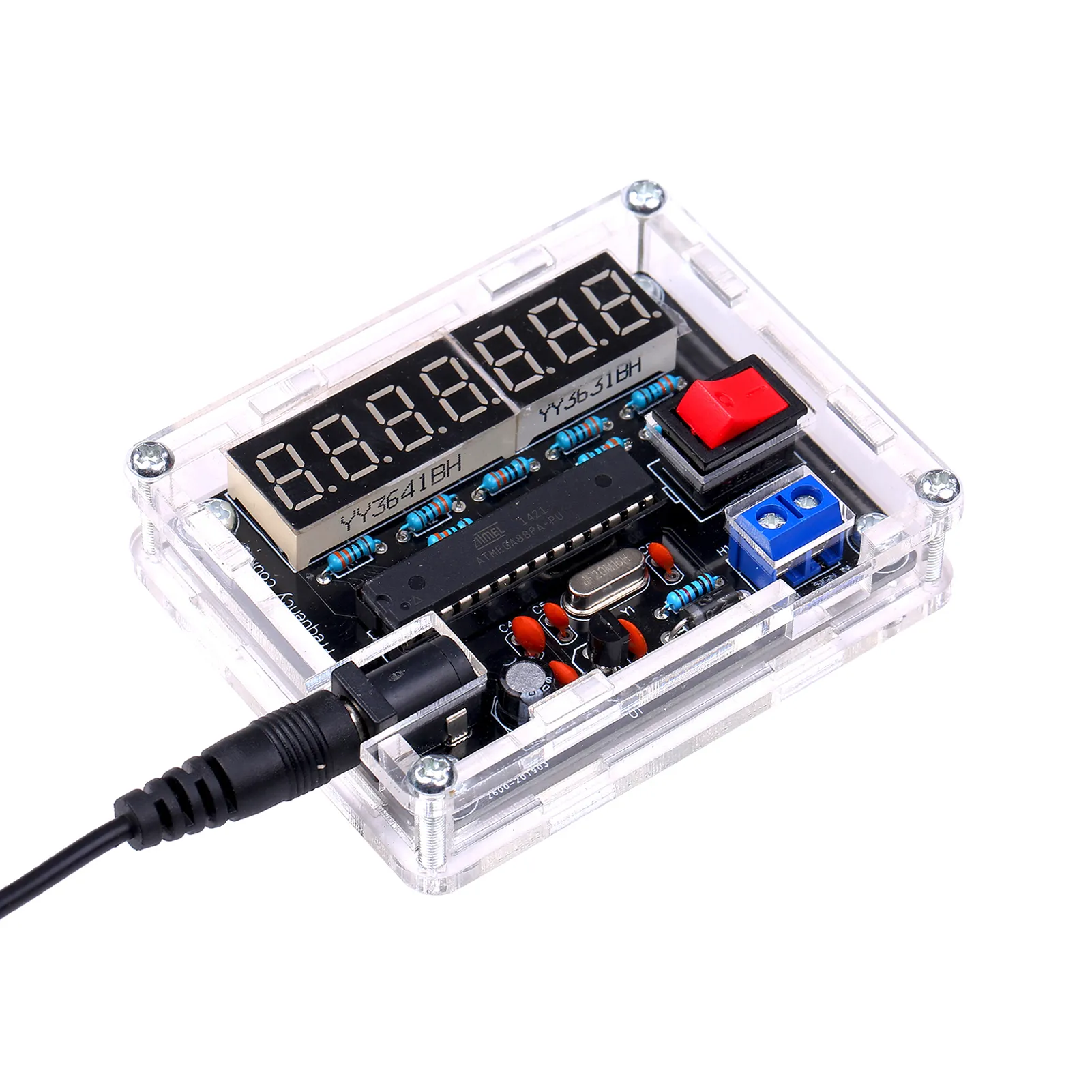 DIY 10MHz arduino frequency counter with AVR...
