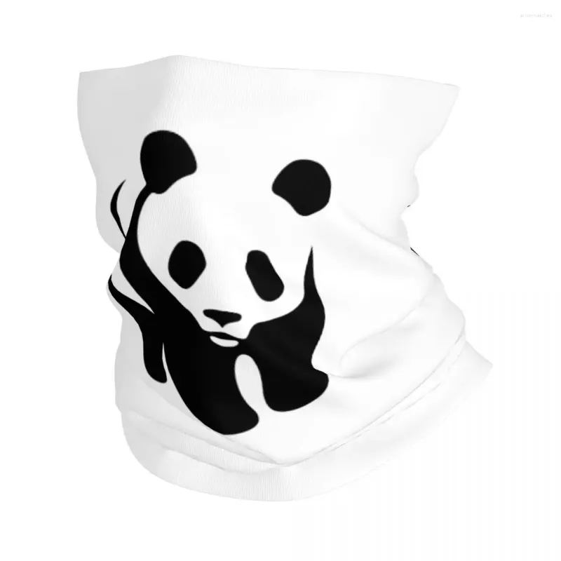 Halsdukar wwf söt panda bandana nacke omslag tryckt djur balaclavas magi halsduk multi-use pannband utomhus sport unisex hela säsongen