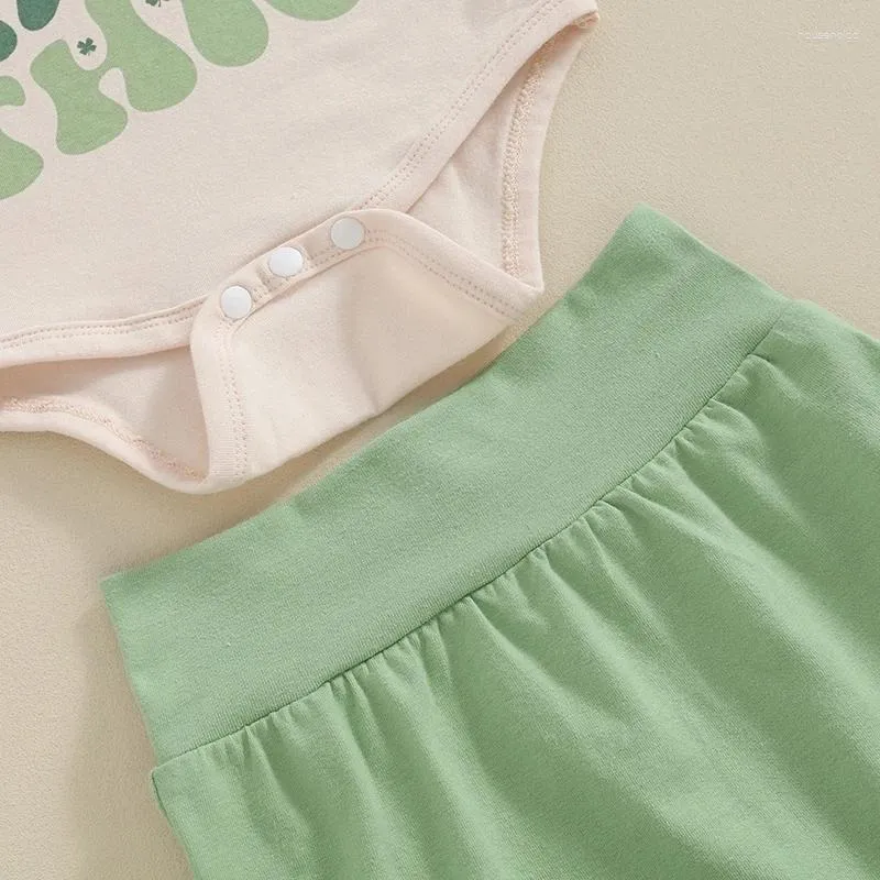 Clothing Sets St Patricks Day Baby Girl Boy Outfit Can T Pinch This Romper Top Shorts Set Born Toddler Shamrock Clothes