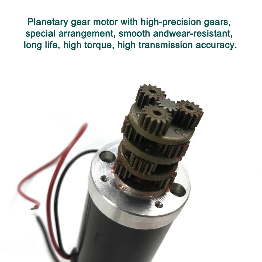 BringsMart CM22-2230B Planetary Gear Motor med kodare 12V24V 22mm DC Gear Motor High Torque Low Noise Automatic Equipmen