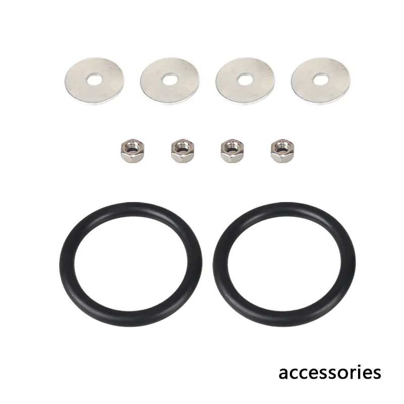 4Pcs Black Aluminum Bumper Quick Release Fasteners Kit – Universal For Car/Truck