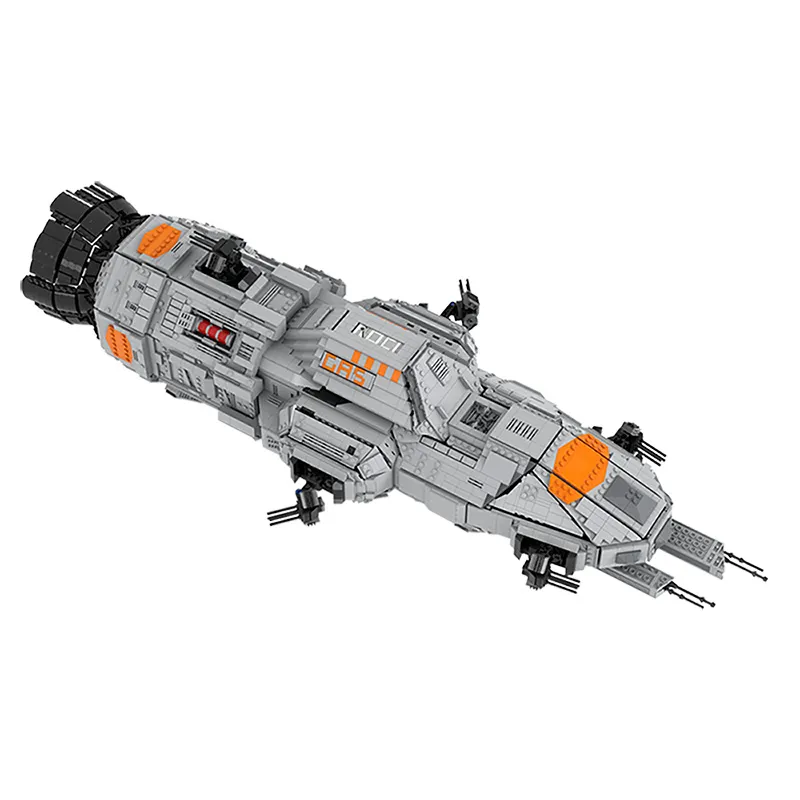 Moc rocinante O vasto céu de expansão de expansão Blocks Blocks Kit Universo SpaceCraft Warship Eagle Modelo Toys for Children Gifts