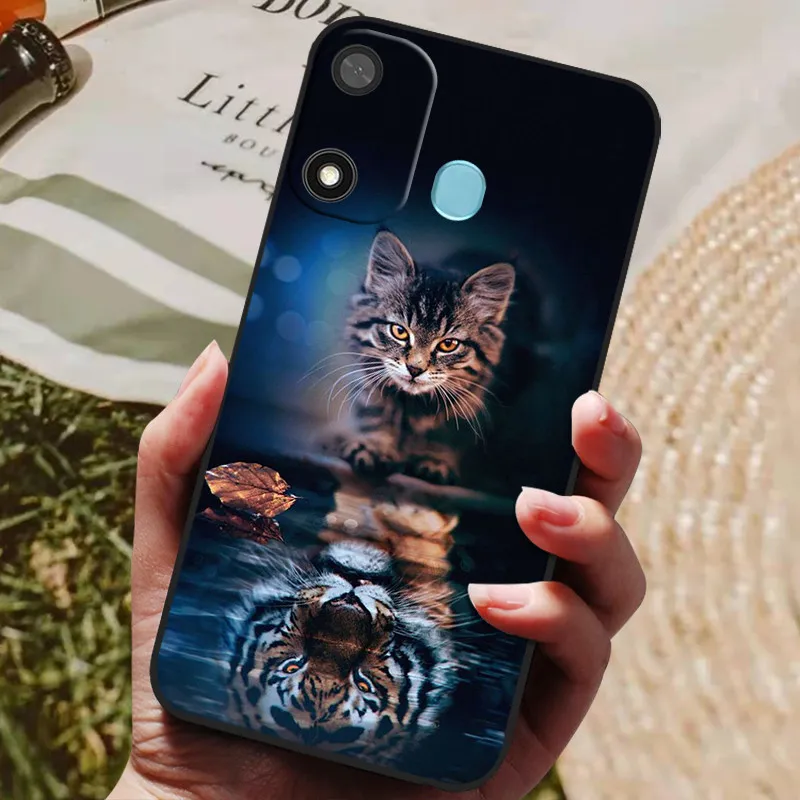 Dla ITEL A27 Case Soft Silikonowa pokrywa telefoniczna dla ITEL A27 A 27 A551L Case TPU Shockproof Fundas dla ITELA27 A27 Pro Ochrona