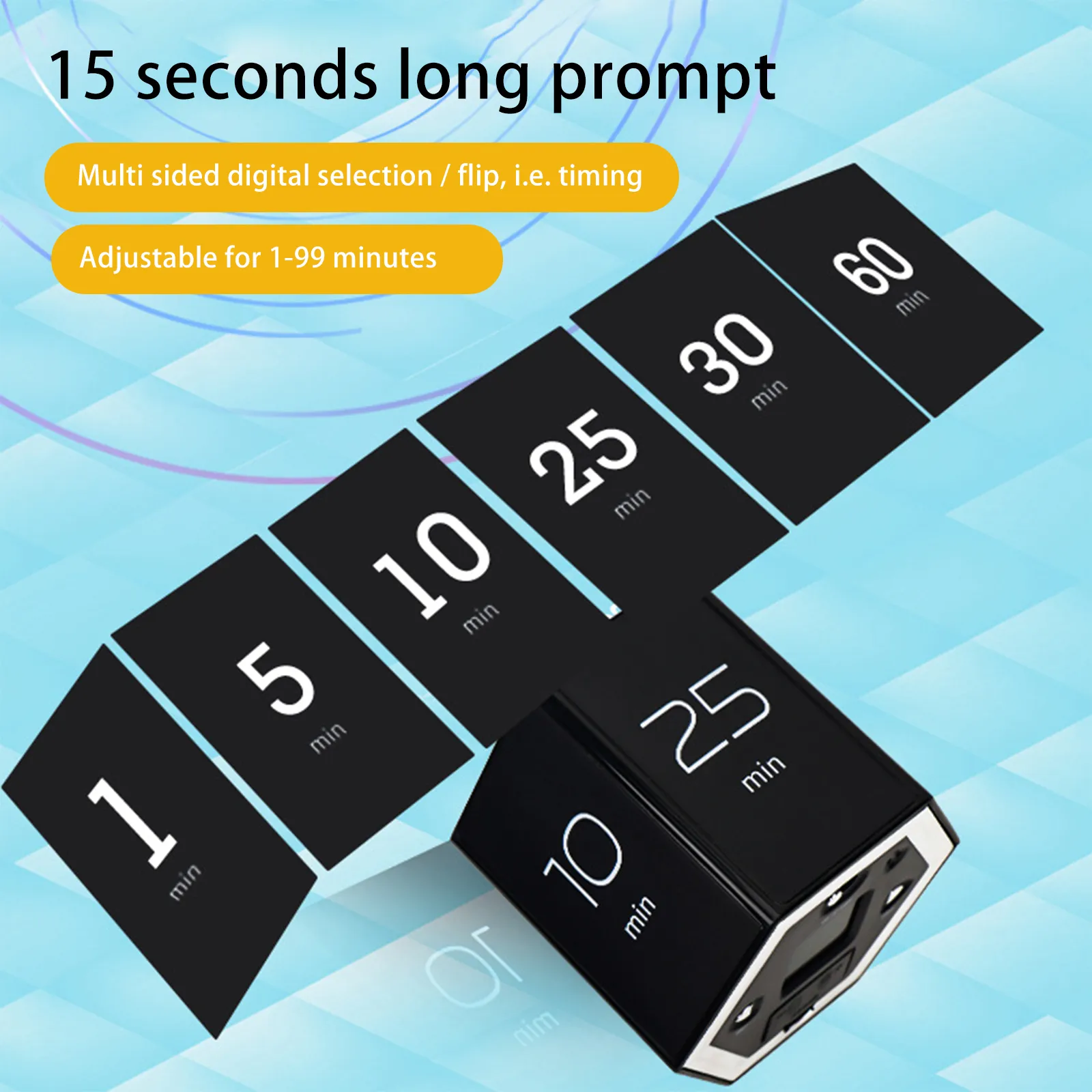 Kitchen Digital Timer: 15-Second Interval Reminder for Study, Exercise ...