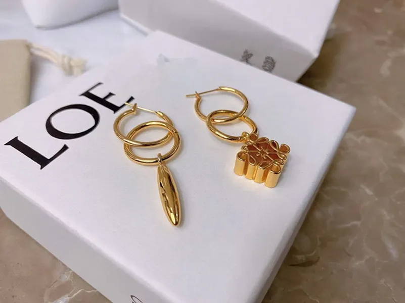 Earring Stud Lowee Hoop Huggie 18K Gold Platedデザイナーイヤリング女性のためのJewleryデザイナー