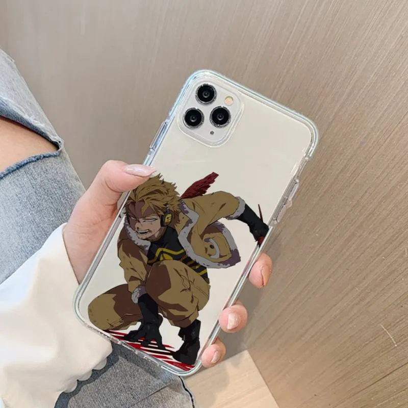Hawks Coat Japan Anime Phone Case pour iPhone 13 14 Pro Max XS XR 12 11 Pro 13 Mini 6 7 8 Plus couvercle arrière Soft Clear