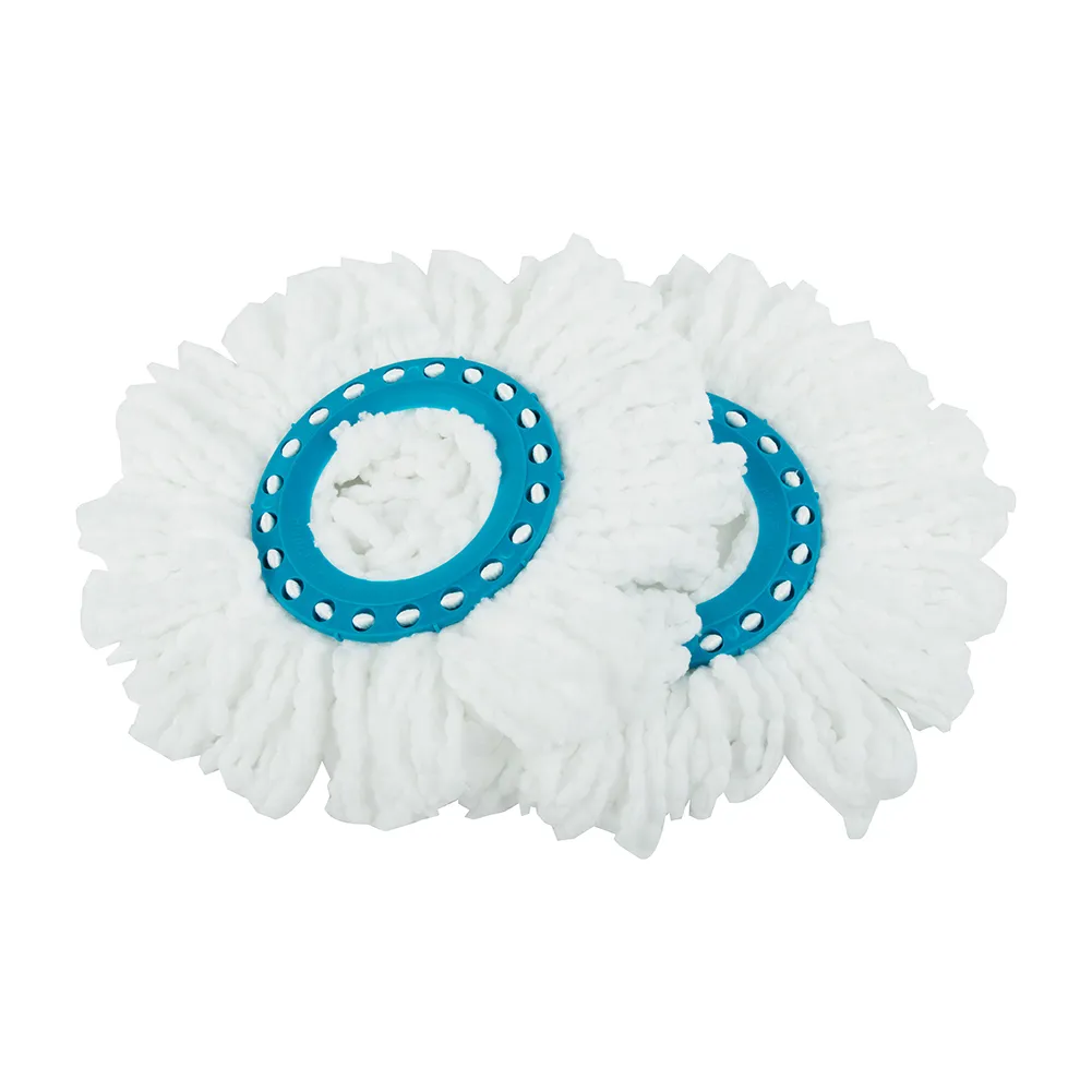 2-Pack Microfiber Replacement Mop Heads for Leifheit - Spin Mop Cloths ...