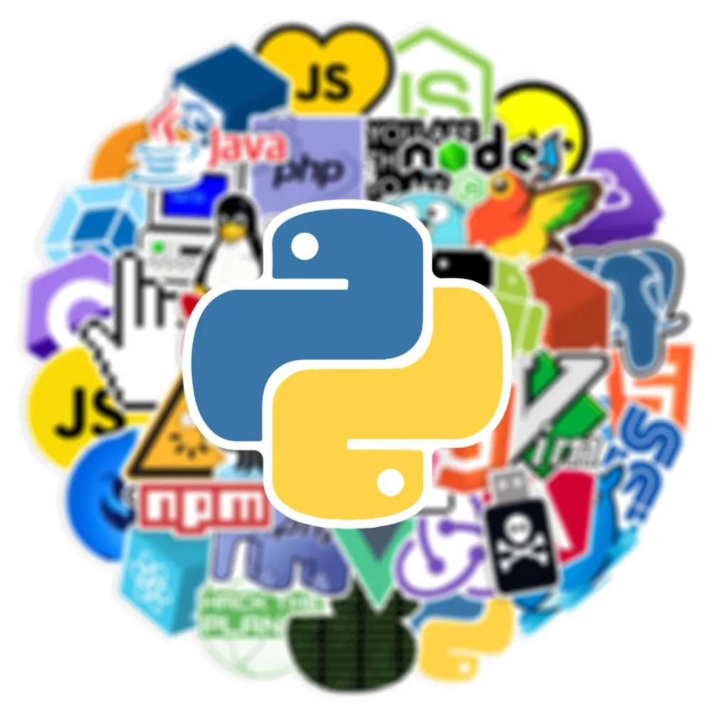 Fun Geek Java Programming cute stickers - Set of 10/50 for Skateboards ...