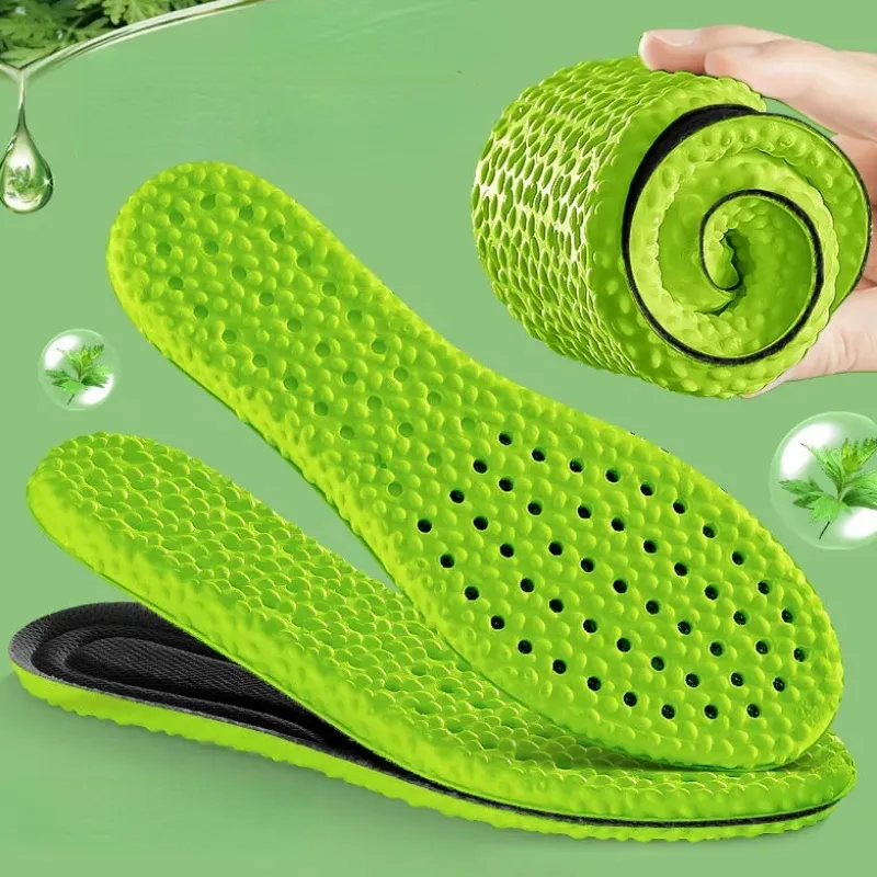 Soft Massage Insoles Breathable Arch Support Shoe Sole Pads Memory ...