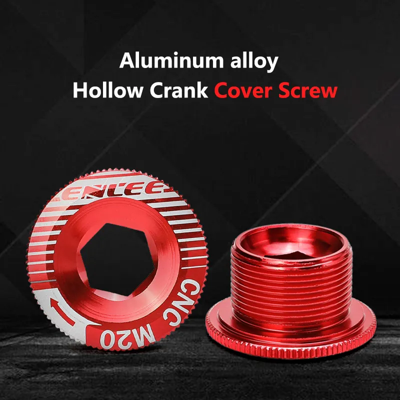 Enlee Bike Cover Crank Surp Crank Aluminium Stop Minower Rower M18 M20 Kompatybilny z korbą rowerową Himano IXF M19