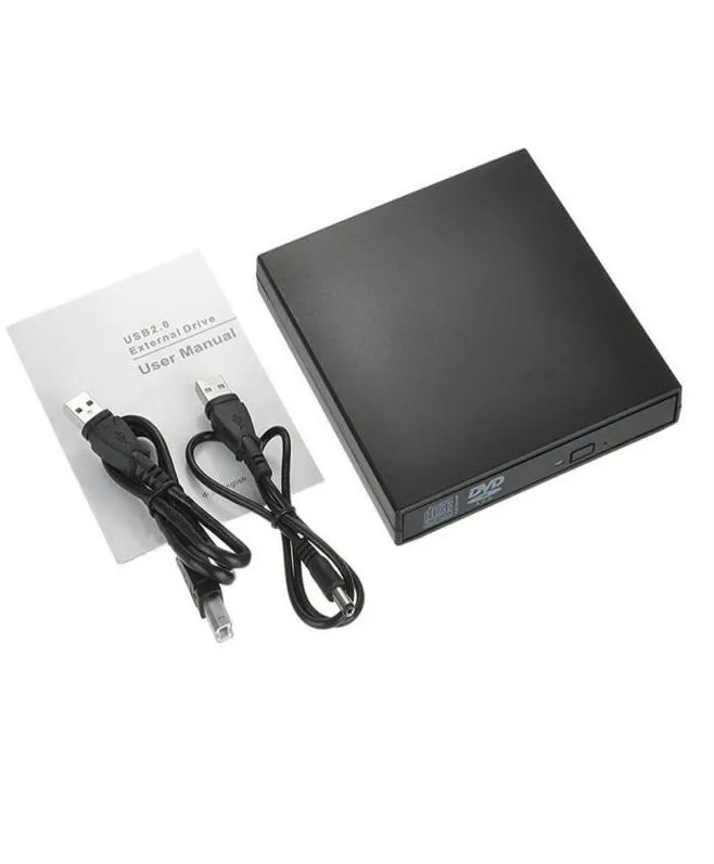 Epacket внешний DVD -оптический диск USB20 CDDVDROM CDRW Player Player Perfore Recorder для ноутбука312J3073222