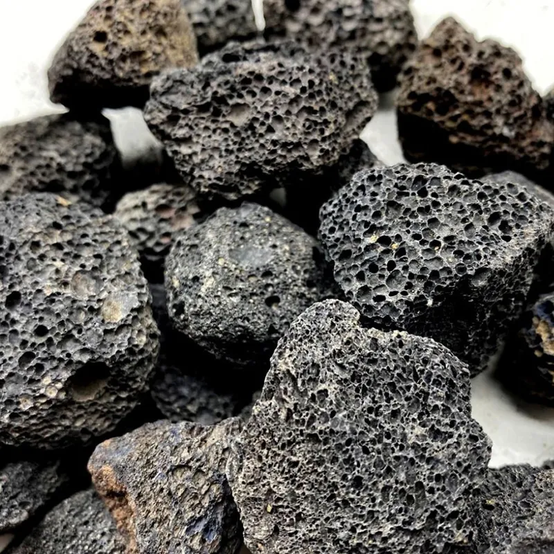 Volcano Rocks Geode Natural Porous Volcanic Rock Stone Geode, 100g Pack, Aromatherapy ...