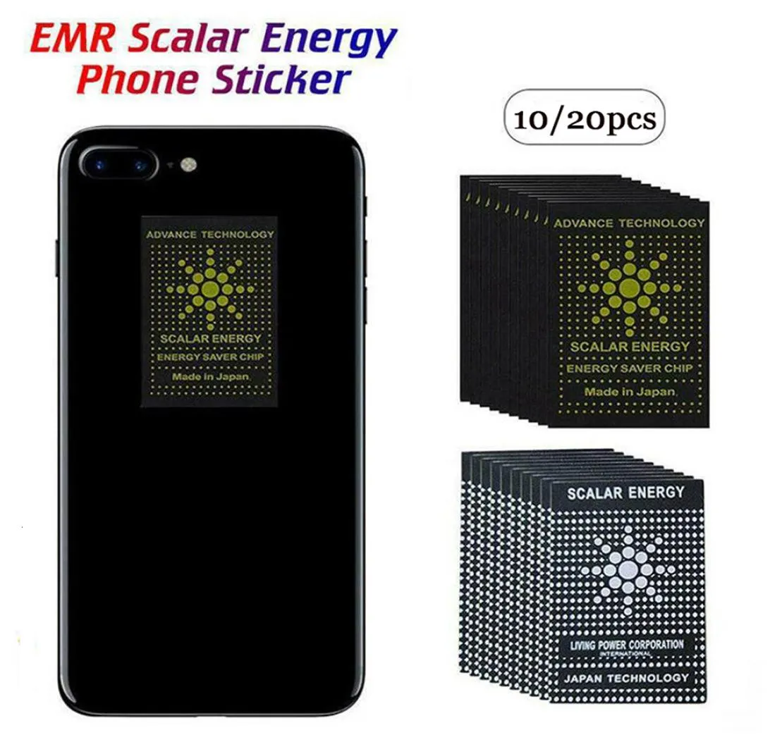 1020 PCS Anti Strålningssköldskyddsklistermärke EMF Protector Neutralizer Scalar Energy Shield för mobiltelefonens hälsovård9335400