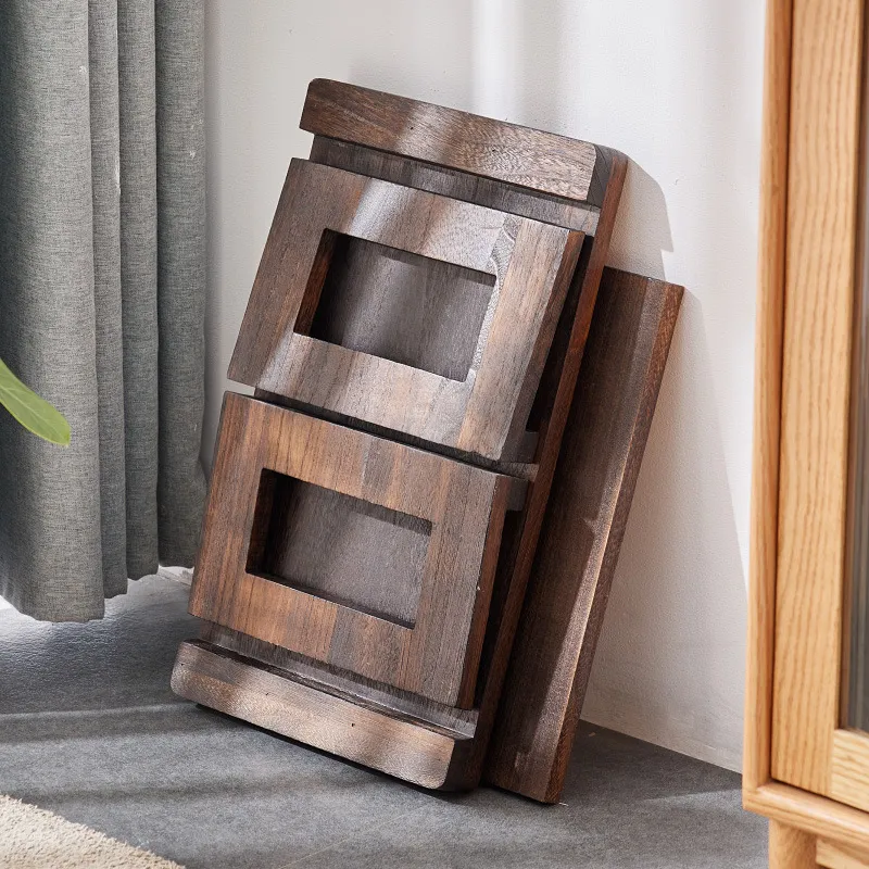 Solid Wood Japanese Folding Tea Table 60 cm Rectangular Coffee