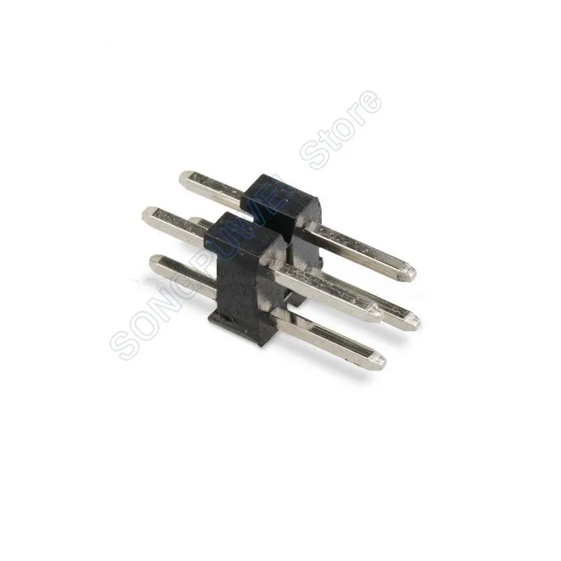 Pitch 2,54 mm 40 Pin 2x40 Dowble Row Männlich 2,54 Bruchstift Header -Anschlussstreifen für Arduino Black 4p/8p/10p/12p/15p/20p/40p