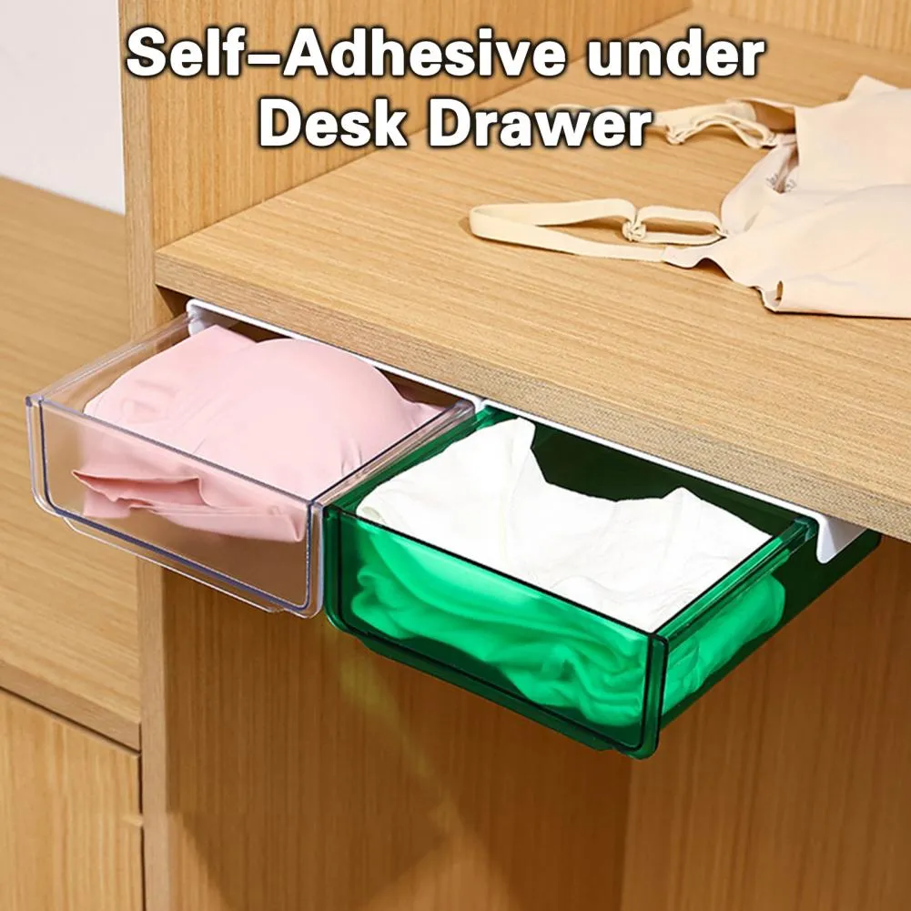 Practical Attachable Slide Out Drawer Strong Load Bearing Under Desk ...