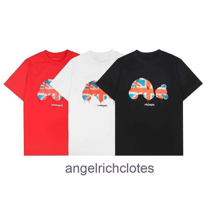 Vêtements de créateurs haut de gamme pour marque correcte édition correcte PA Angels PA de haute qualité ouais un cou rond décontracté hommes et femmes Tshirt à manches courtes avec étiquette de marque