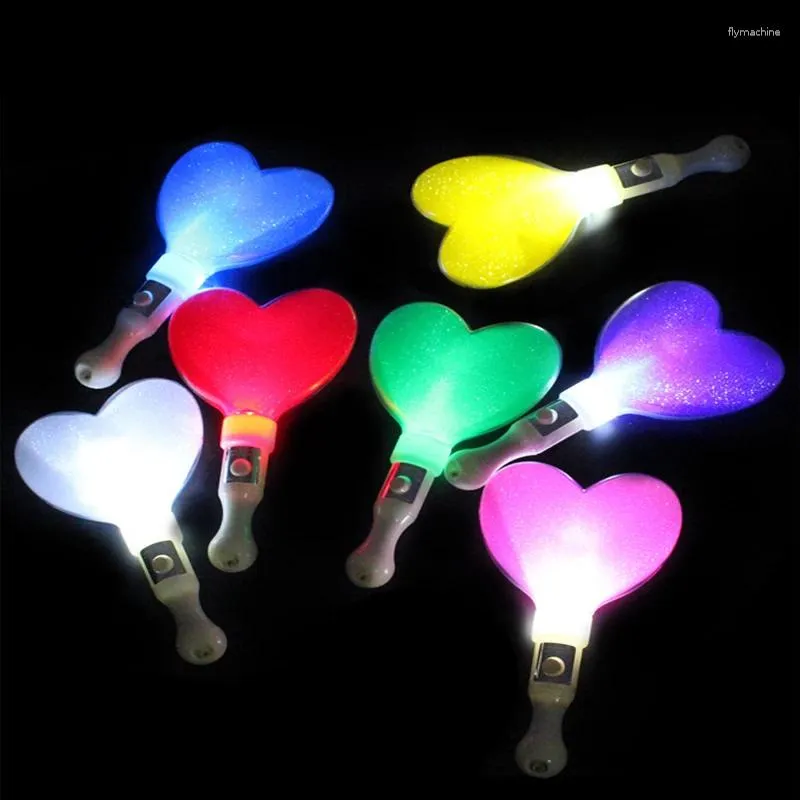 Dekoracja imprezy 2024 LED Wedding Favours 24pcs/Lot Flash Toy Multi Color Light Love Stick Glow na koncertowe rekwizyty wydarzenie