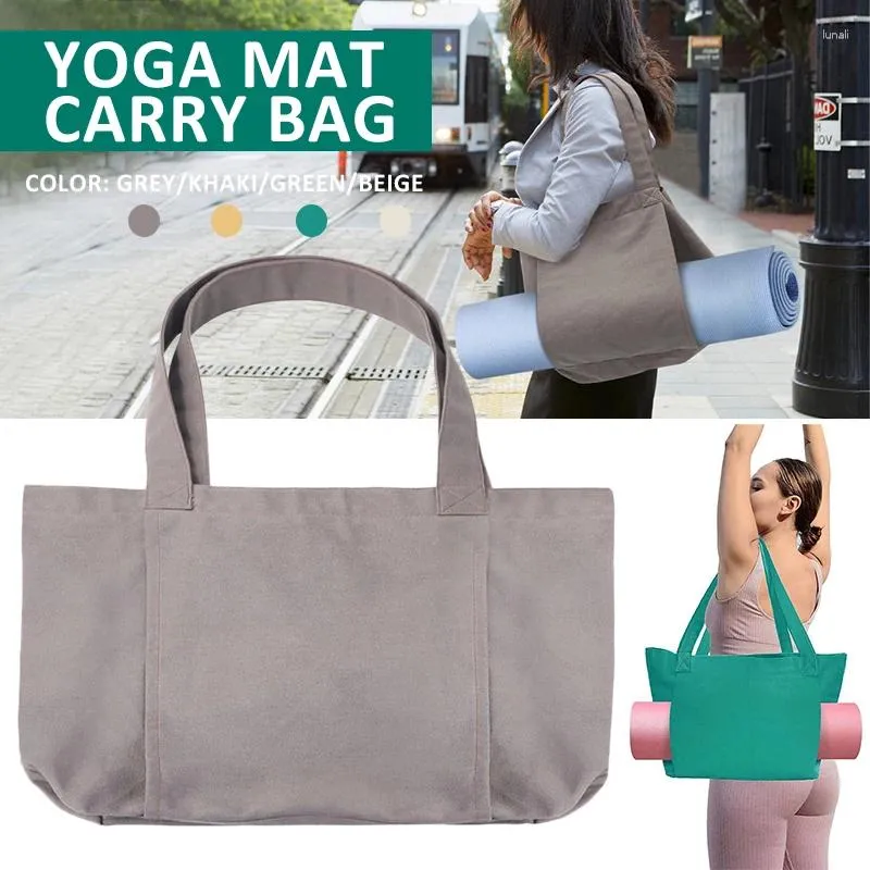 Borse da stoccaggio 1 set di grandi tappeti da yoga da trasporto di sacchetti di pilates sports gym fitness marsuprack workout carrier 47 36 10.5cm Home