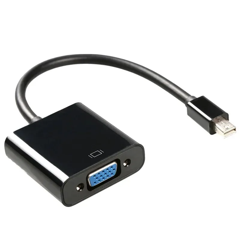 MacBook Air Pro iMac Mac Mini Thunderbolt Mini Displayport Ekran Port Mini DP'den VGA Kablo Adaptörü 1080P'ye HDTV Monitörü için