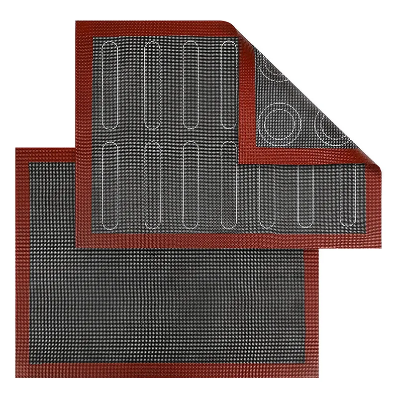 Herbruikbare siliconen bakmatten anti-stick bbq grill mat pad bakplaat oven mat picknick kookkoekbladen barbecue oven gereedschap gereedschap