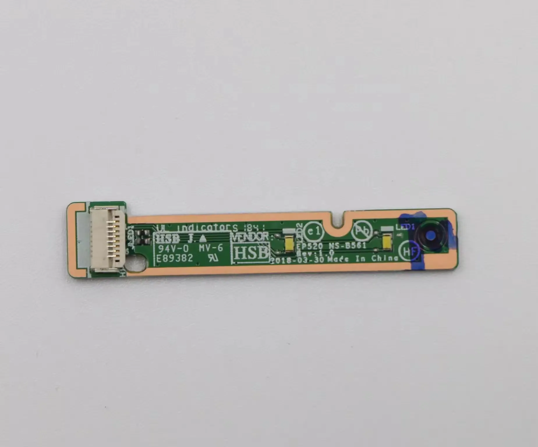 Carte Web de carte LCD LED Board Board d'E / S pour Lenovo ThinkPad P52 ordinateur portable 01AV350