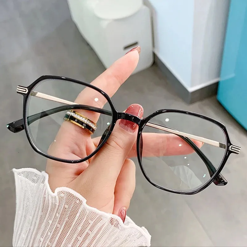 Prescription Glasses Frame Women Eyewear Full Rim TR-90 Plastic Flexible Eyeglasses Rx-able Woman Female Spectacles 240411