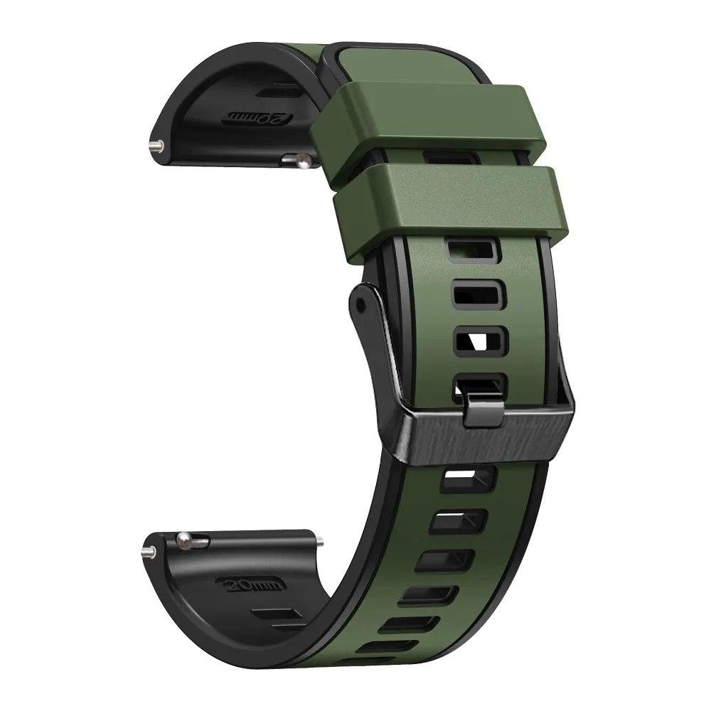 DHgate.com:2-Pack22mm Soft Silicone Quick Release Watch Band