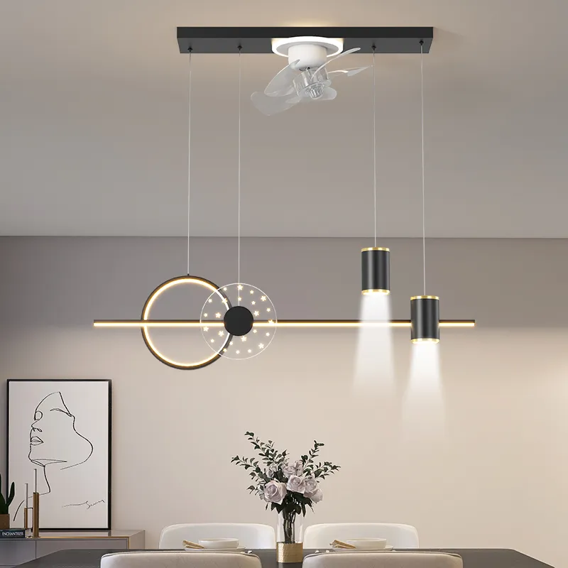 Led Rope Light Fan Nordic Ceiling Fan LED Light Long Hanging Rope For... From Ddmylucky ...