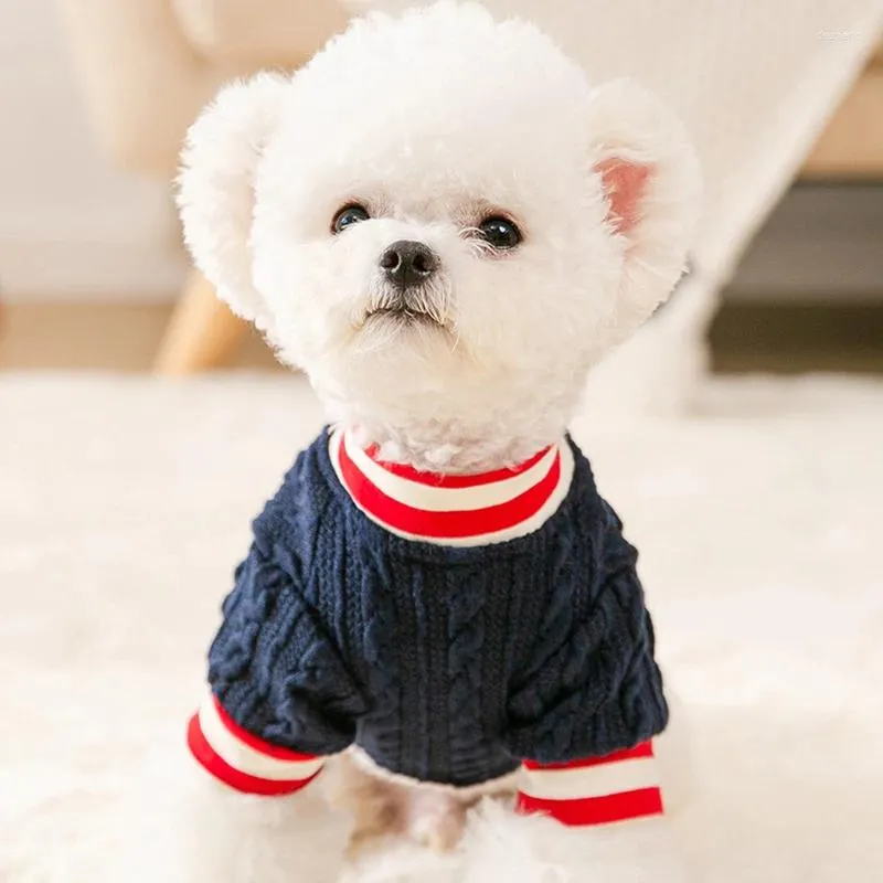 Dog Apparel Knitted Sweater Pet Dachshund Cat Pull Chien Teckel Clothes Winter Chihuahua Small Large Dogs Warm