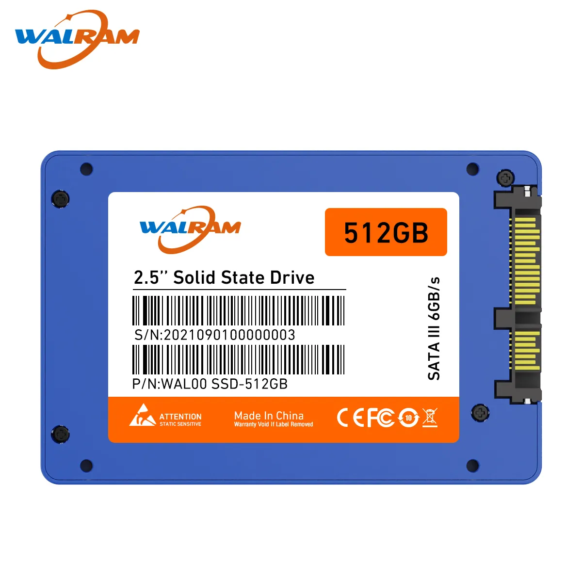WALRAM 2.5 In SATA III Internal SSD Hard Drive  From Ddmyhome