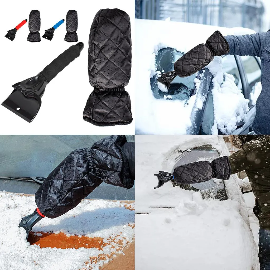 Heavy-Duty ABS Snow Shovel with Gloves for Efficient Truck SUV