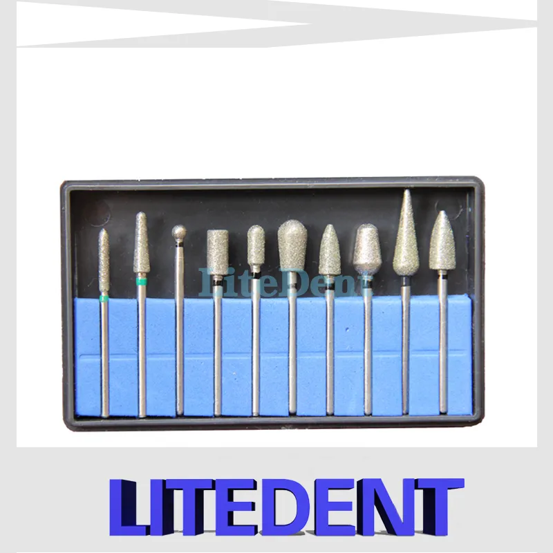 Kit De 10 Fraises Dentaires En Carbure De Tungstène - Pour Laboratoire Ou Dentisterie - FG 2.35mm