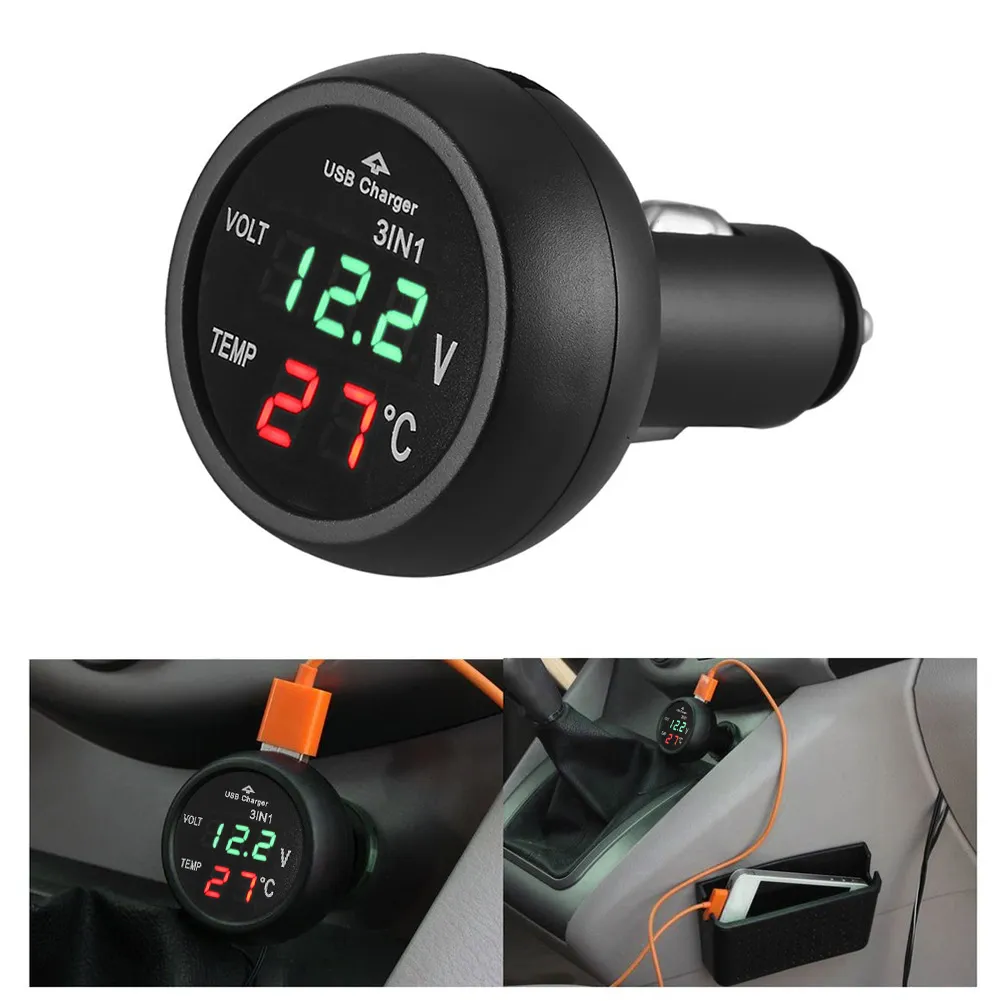 cigarette lighter meter Socket Voltage Meter, Digital... From Autopart_company, $1.49 insert the jack of the product into a cigar socket USB Car Charger Voltage Meter