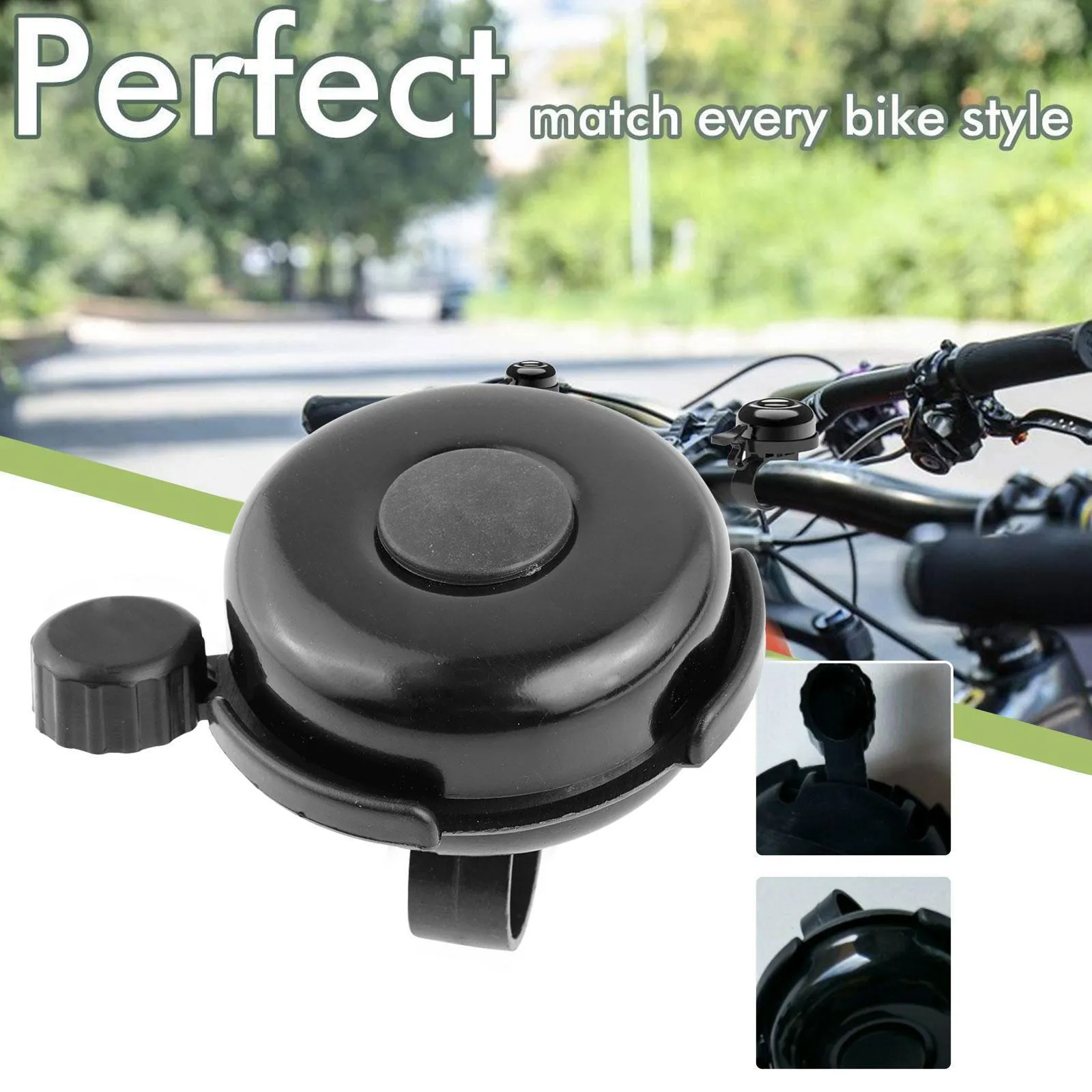 New Bike Bell Alloy Mountain Road Bicycle Horn Sound Alarm For Safety Cycling Handlebar Metal Bicycle Call Bike Accessories