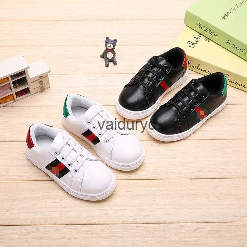 Sneakers Childrens Cricket Shoes Girls Little White Spring 2022 Ny Low Top Anti Slip Handsome Boys Sports H240411