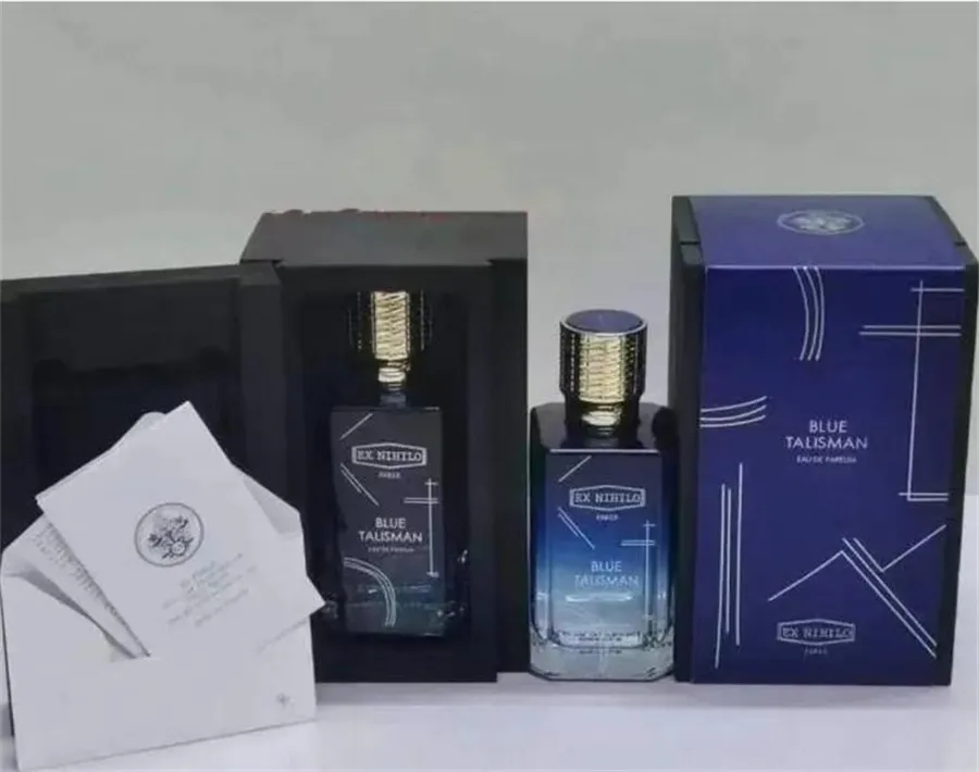 향수 Ex Nihilo Blue Talisman Outcast Fleur Narcotique 향수 100ml Eau de Parfum 긴 냄새 EDP Paris 남성 여성 향수 Cologne Spray