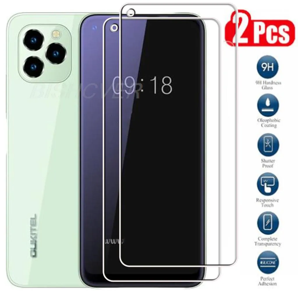 Temperiertes Glas für Oukitel C21 Pro Schutzfilm Explosionssicherer Bildschirmschutz auf Oukitelc21 C21Pro Telefonglas