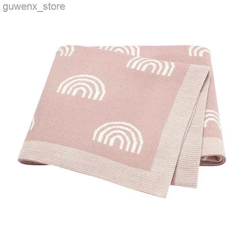 Blankets Swaddling Newborn Baby Blankets 90*70cm Infant Kids Boys Girls Stroller Nursery Swaddle Wrap Sleep Covers Toddler Throw Playing Quilts Mat Y240411