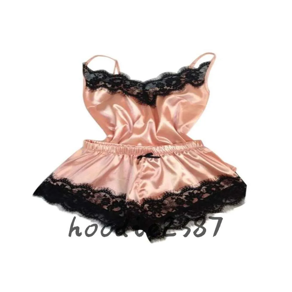 Frauen Nachtwäsche sexy Dessous Porno Babydoll Erotik Nachtwäsche Frauen Unterwäsche Bogen Spitze Sexkleid Fashion Versuchung Satin Nachtdress opt4905075