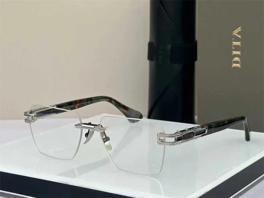 AAdita Sunglass Designer sunglasses Mens and womens eyeglass frame black META EVO ONE DTS 147 frameless S0X3