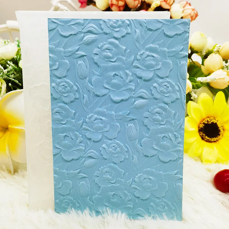 Le dossier en relief en relief de Rose est utilisé pour faire du bricolage pour fabriquer des cartes de voeux, un album de papier, un moule de coupe en métal gratuit de tampon, 2023